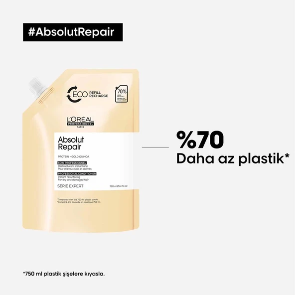 Loreal Professionnel Absolut Repair Conditioner Refill 750 ml Saç Kremi - 3