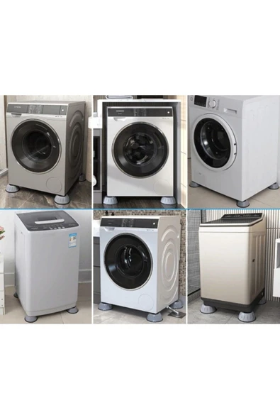 Yeni Nesil Kaymaz Özel Olarak Tasarlanmış Çamaşır Makinesi Titreşim Engelleyici Set - 3