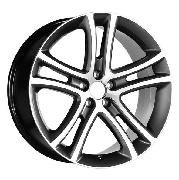 EMR-S1032-12 8.0x18" -5x100 ET40 73.1 Gun Metal Diamond Jant (4 Adet) ürün görseli