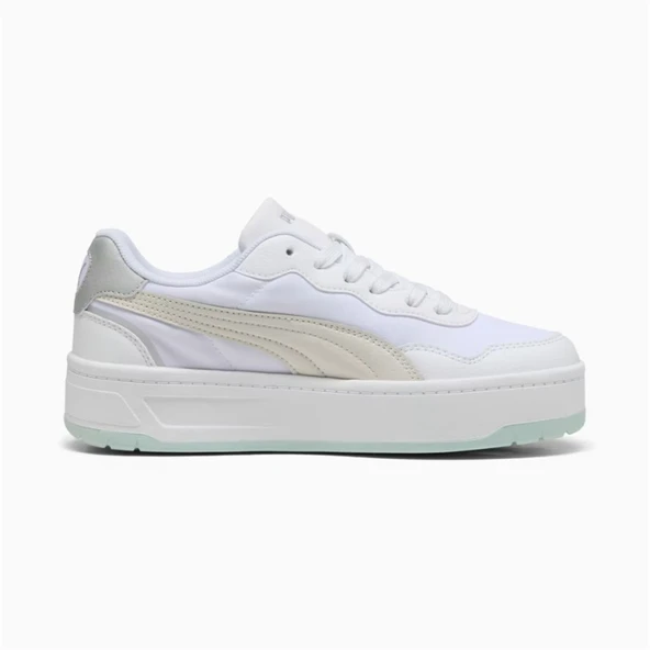 Puma Court Lally Skye Aqua Metal Beyaz Kadın Sneaker / Spor Ayakkabı - 401613 01 - 5