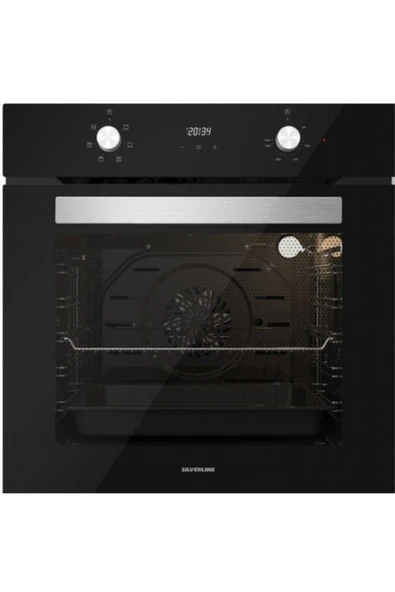 Silverline Siyah Cam Ankastre Set 3490 - CS5343B01 - BO6502B01 - Resim 4