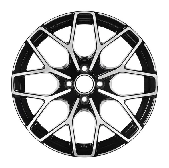 EMR-S1038-17 7.5x17" -4x108 ET35 63.4 Black Diamond Jant (4 Adet) - 2