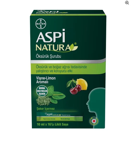 Aspinatura Öksürük Şurubu 16 Saşe 10 ml
