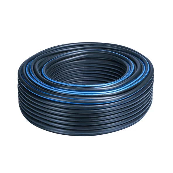 Kauçuklu Termo Bahçe Hortumu Dayanıklı 15 Metre 3 Katlı Sağlam Su Sulama Yıkama Hortum 12.5 mm 1/2" - 5