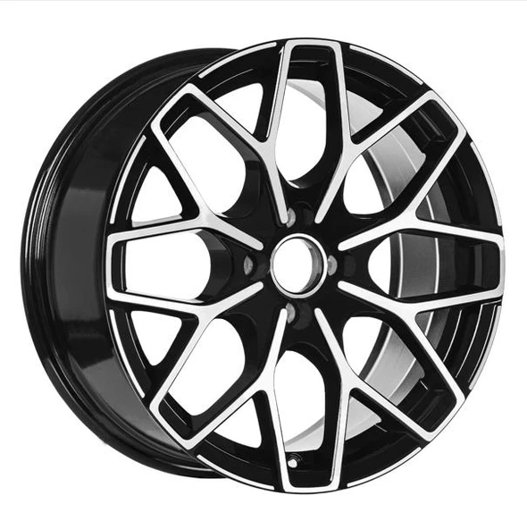 EMR-S1038-17 7.5x17" -4x108 ET35 63.4 Black Diamond Jant (4 Adet)