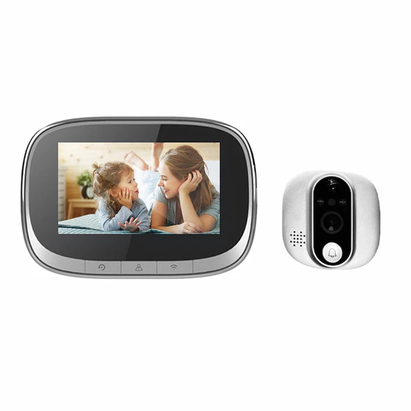 YECO PD-10 Akıllı Görüntülü Kapı Zili – Kablosuz, Tuya Uyumlu, 1080P Güvenlik Kameralı Zil