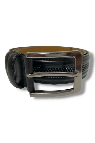 Kafka K120-25 Hakiki Baskı Deri Klasik Erkek Kemer 125 Cm - 3