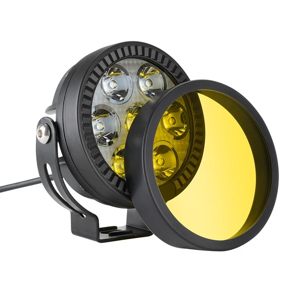 Motosiklet LED Sis Farı Yüksek Performans Metal Gövde D7 Led  Enduro GS Serileri Uyumlu 2 ADET  SET - 3