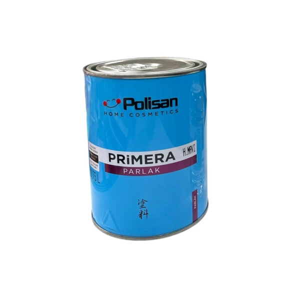 Polisan Primera Parlak Yağlı Boya Havai Mavi 0,75lt