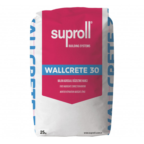 SUPROLL WALLCRETE 30 KALIN AGREGALI TAMİR HARCI