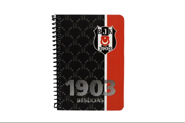Beşiktaş A6 72 Yaprak Karton Kapak Spiralli Bloknot Çizgili (591711) - 4