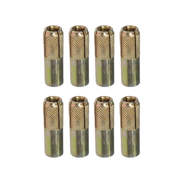 Çakma Çelik Dübel İç Dişli M10x40 mm Raf İskele Montaj Bağlantı Monte Asma Aparatı 8 Adet - Resim 5