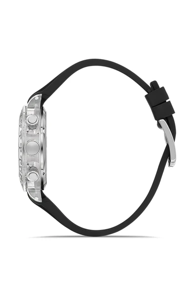 DAVID GUNER Polikarbon Siyah Silikon Kordon Unisex Kol Saati - DG-8658GD-J2 - 3