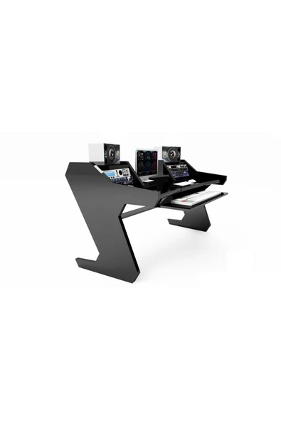 Standart Edition Stüdyo Masası Mat Siyah 200 Cm. - Resim 3
