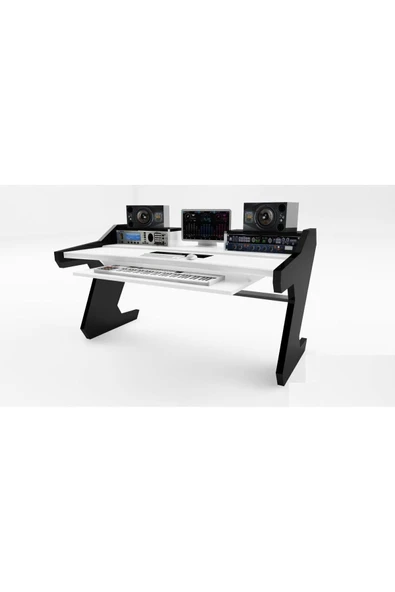 Home Edition Stüdyo Masası Mat Siyah 160 Cm. - 4