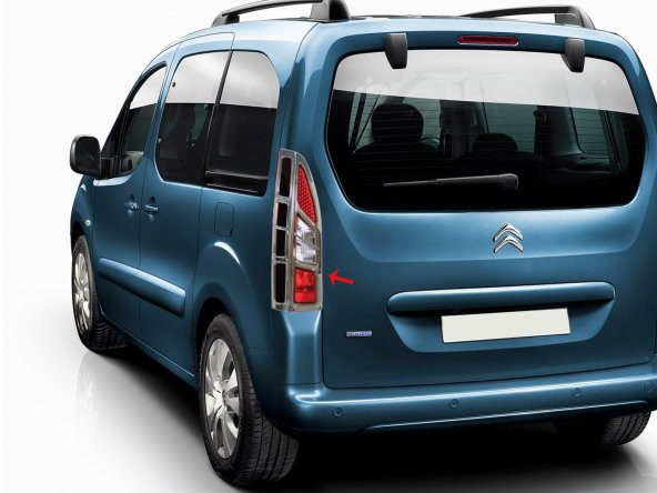 Citroen Berlingo Abs Krom Stop Çerçevesi 2 Prç 2008-2019 - 2