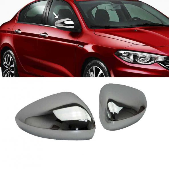 Fiat Egea Krom Ayna Kapağı 2 Prç. ABS 2015 ve Sonrası SD/HB - 2