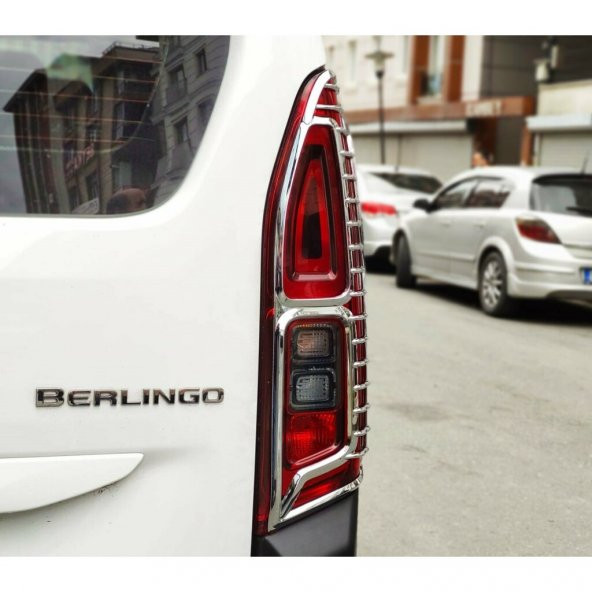 Citroen Berlingo Krom Stop Çerçevesi (2019 Sonrası) ABS Krom - 2