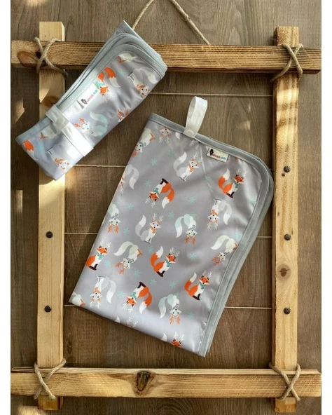 SIVI GEÇİRMEZ ALT DEĞİŞTİRME VE YATAK KORUYUCU ÖRTÜ TİLKİ ürün görseli 1