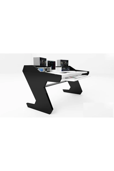 Home Edition Stüdyo Masası Mat Siyah 160 Cm. - 3