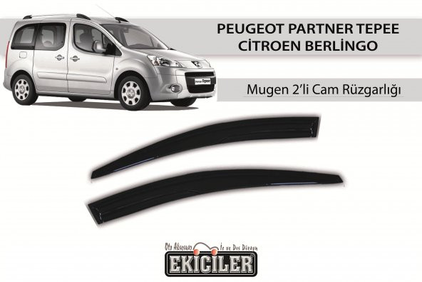 EKİCİLER PEUGEOT PARTNER TEPEE & CİTROEN BERLİNGO CAM RÜZGARLIĞI