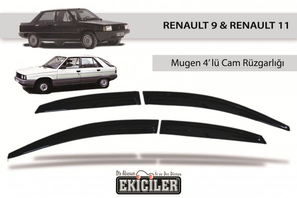 EKİCİLER RENAULT 9 -11 (1981-2000) CAM RÜZGARLIĞI