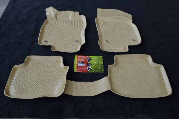 EKİCİLER VOLKSWAGEN PASSAT B8 LLOCKER 3D HAVUZLU PASPAS BEJ ürün görseli 1