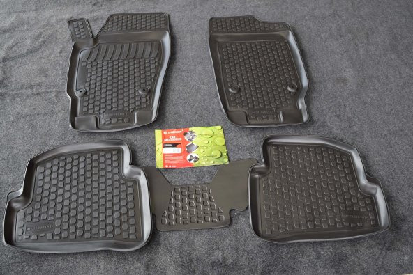 EKİCİLER VOLKSWAGEN POLO V (09-17) LLOCKER 3D HAVUZLU PASPAS SİYA - Resim 2