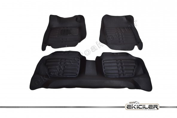 Ekiciler Ford Fiesta (2009-2018) 5D Paspas Siyah