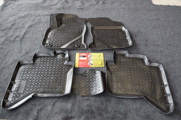 EKİCİLER TOYOTA HİLÜX (15-) LLOCKER 3D HAVUZLU PASPAS SİYAH - 2