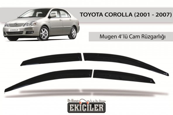 EKİCİLER TOYOTA COROLLA CAM RÜZGARLIĞI (2001-2007)