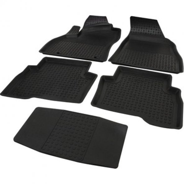 Ekiciler Fiat Fiorino 4D Havuzlu Paspas Siyah ürün görseli 1