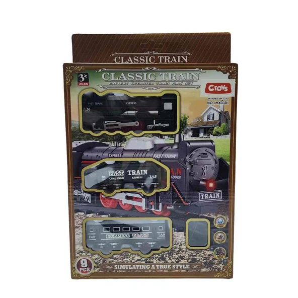 Ctoys Oyuncak Pilli Tren Seti 9Parça JHX3301 ürün görseli 1