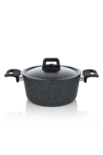 Schafer Savor Yanmaz Yapışmaz 7 Parça Siyah Tencere Seti - 5