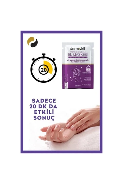 DERMOKİL Kil ve Kenevir Yağlı Peeling Etkili El Maskesi 35 ml Dermokil - 2