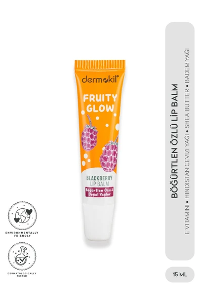 DERMOKİL Böğürtlen Özü Ve Doğal Yağlar Lip Balm 15 ml