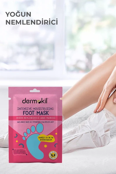 DERMOKİL Yoğun Nemlendirici Ayak Maskesi 30 Ml - 2