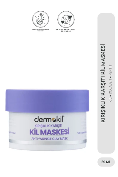 DERMOKİL Kırışıklık Karşıtı Kil Maskesi 50 ml