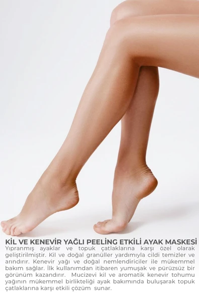 DERMOKİL Kil & Kenevir Yağlı Ayak Maskesi 35 Ml - 3