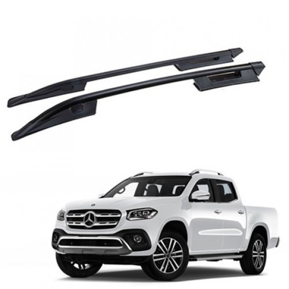 Ekiciler Mersedes X Class Port Bagaj (Tavan Çıtası) Falcon Siyah - Resim 3