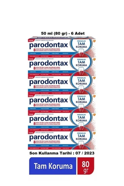 PARODONTAX 50ml (80 Gr) - 6 Adet