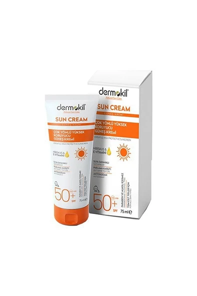 DERMOKİL Sun Cream-çok Yönlü Yüksek Koruyucu Güneş Kremi