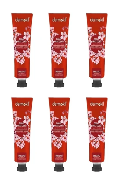 DERMOKİL DERMOKİL KİRAZ ÇİÇEĞİ DOĞAL KREM 30 ML X 6 ADET