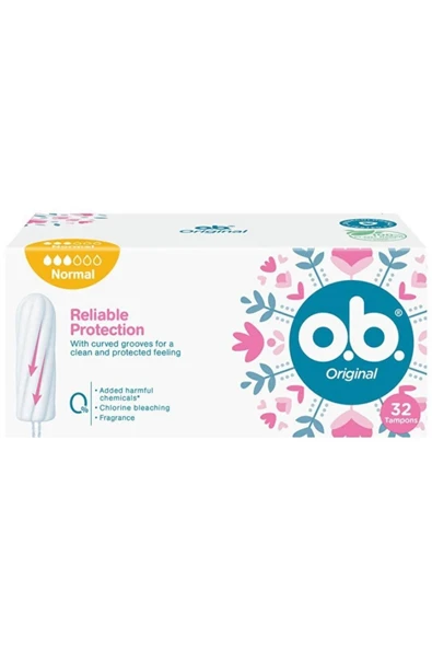 O.B. Original Normal Tampon 32'li Paket-