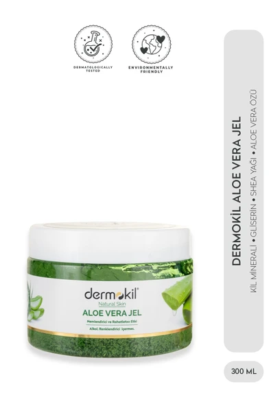 DERMOKİL Nemlendirici Ve Rahatlatıcı Aloe Vera Jel 300 ml