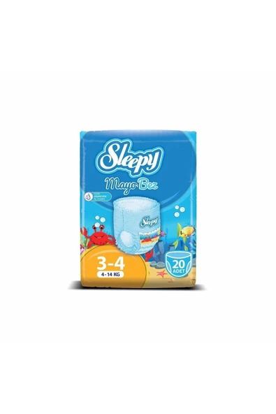SLEEPY Mayo Külot Bez 4 Beden Maxi 20 Adet (4-14 KG) - 2