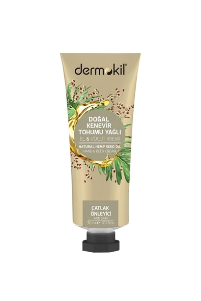 DERMOKİL Kenevir Tohumu Yağlı El Ve Vücut Kremi 30 ml