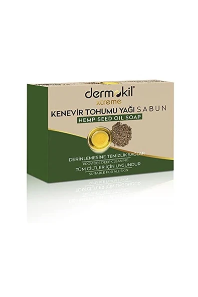 DERMOKİL Kenevir Tohumu Yağı Katı Doğal Sabun 100 gr