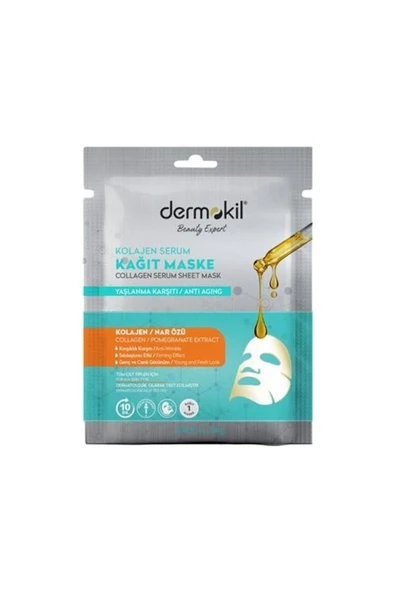 DERMOKİL Kolajen Serum Kağıt Maske 28 gr - 2
