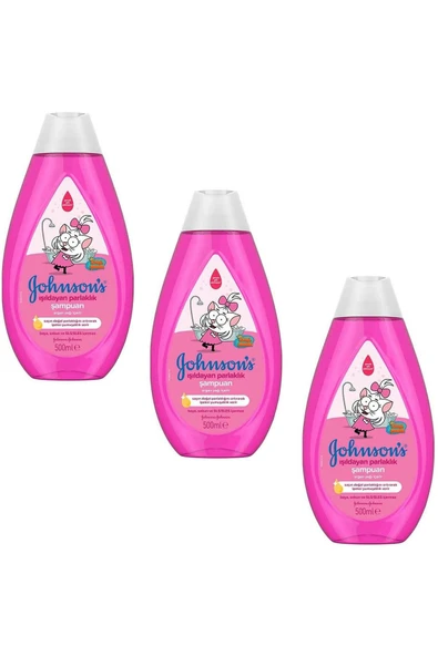 JOHNSON´S BABY Johnsons Baby Kral Şakir Işıldayan Parlaklık Şampuan 500 ml 3 Adet ürün görseli